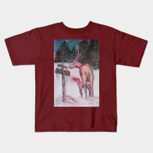 Rudolph Fawn Kids T-Shirt